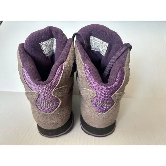 Vintage Nike Air Caldera Hiking Boots Gray Purple Women's 8 - Picture 5 of 9